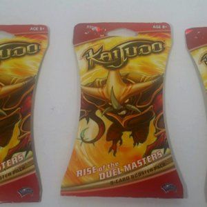 3 Kaijudo 9 Booster Cards in a Pack